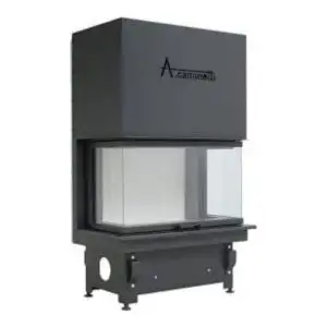 01-12 Каминная топка на дровах на дровах CRISTAL 90 MAX