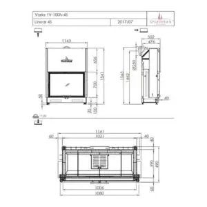Каминная топка Spartherm Varia 1V-100h