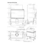 Каминная топка Romotop HEAT R/L 2g S 70.44.33.23 угловая с раздельным стеклом