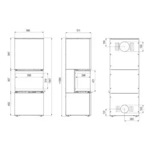 Каминная топка DEFRO HOME INTRA XSM C ver. COMPACT 1