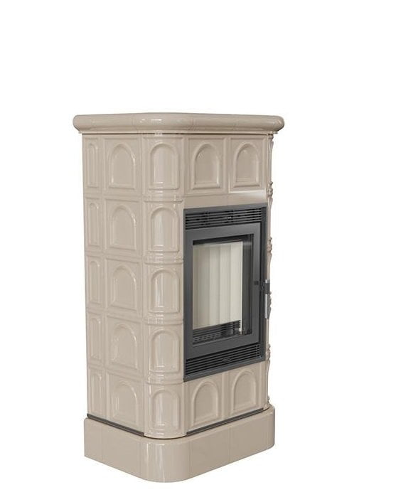 Печь камин Blanka 8 kW stove крем