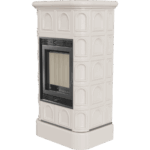 Печь камин Blanka 8 kW stove крем