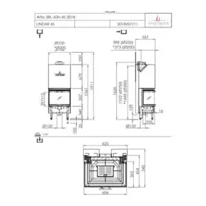 Каминная топка Spartherm Arte 3RL-60h