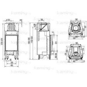 Каминная топка Austroflamm 45x57 K 2.0 производитель Austroflamm