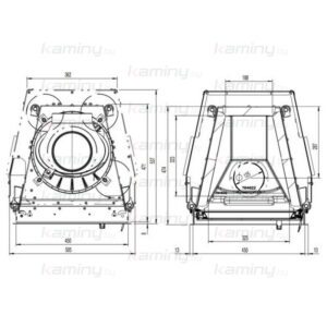 Каминная топка Austroflamm 45x68 K 2.0 производитель Austroflamm