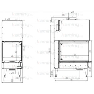 Каминная топка Austroflamm 48x72x51 S3 2.0 производитель Austroflamm