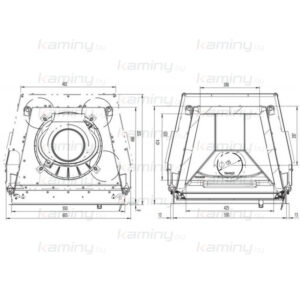 Каминная топка Austroflamm 55x51 K 2.0 производитель Austroflamm