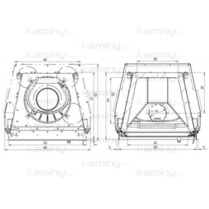 Каминная топка Austroflamm 55x57 K 2.0 производитель Austroflamm