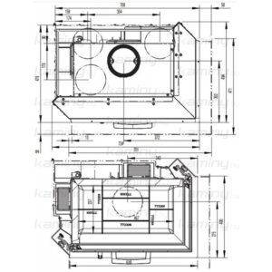 Каминная топка Austroflamm 63x40x42 S 2.0 Right производитель Austroflamm