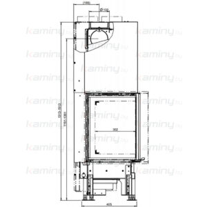 Каминная топка Austroflamm 63x40x51 S 2.0 Left производитель Austroflamm
