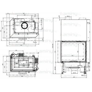 Каминная топка Austroflamm 63x40x51 S 2.0 Left производитель Austroflamm