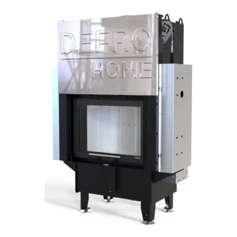Каминная топка DEFRO HOME RIVA SM G SHORT с водяным контуром и подъемом стекла вверх