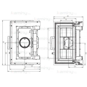 Каминная топка Austroflamm 64x33x51 S3 2.0 производитель Austroflamm