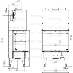 Каминная топка Austroflamm 64x33x51 S3 2.0 производитель Austroflamm