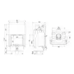Каминная топка DEFRO HOME INTRA SM T G