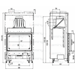 Каминная топка Austroflamm 65x45 K 2.0 производитель Austroflamm