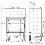 Каминная топка Austroflamm 65×51 aquaHEAT производитель Austroflamm