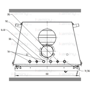 Каминная топка Austroflamm 65x51 aquaHEAT производитель Austroflamm