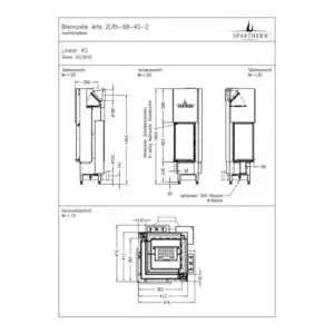 Каминная топка Spartherm Arte 2LRh-66