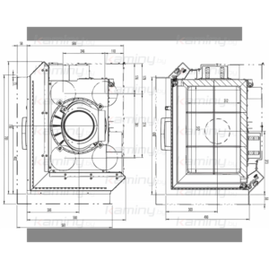 Каминная топка Austroflamm 69x49x57 S 2.0 Right производитель Austroflamm