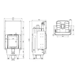 Каминная топка DEFRO HOME INTRA XSM G