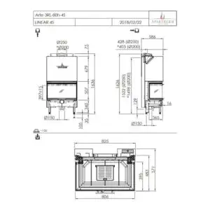 Каминная топка Spartherm Arte 3RL-80h