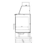 Каминная топка KFD ECO 70 L/R