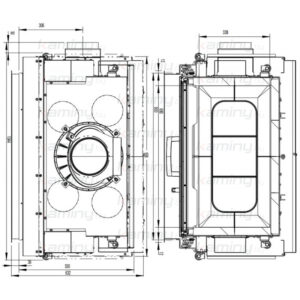 Каминная топка Austroflamm 80x64 S 2.0  производитель Austroflamm