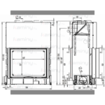 Каминная топка Austroflamm 80×64 S II 2.0 производитель Austroflamm