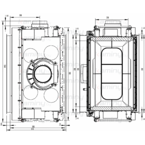 Каминная топка Austroflamm 80x64 S II 2.0 производитель Austroflamm