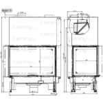 Каминная топка Austroflamm 89x49x57 S 2.0 Left производитель Austroflamm