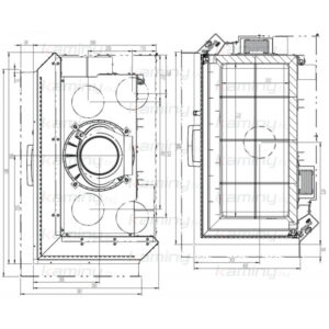 Каминная топка Austroflamm 89x49x45 S 2.0 Right производитель Austroflamm