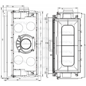 Каминная топка Austroflamm 97x74 S 2.0 производитель Austroflamm