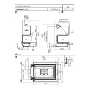 Каминная топка Spartherm Premium A-U-70h