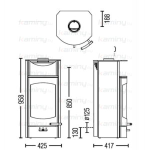 Печь-камин Austroflamm Flok 2.0 производитель Austroflamm