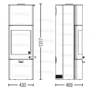 Печь-камин Austroflamm Tower Xtra 2.0 производитель Austroflamm