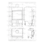 Каминная топка Romotop BASIC 2g 59.50.01 прямое стекло