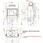 Топка-камин Brunner BKH 5.0 Tunnel 42-66 ST-DT производитель Brunner