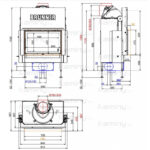 Топка-камин Brunner BKH  5.0 flat 42-66 ST производитель Brunner
