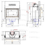 Топка-камин Brunner BKH  5.0 flat 50-82 ST производитель Brunner