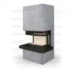 Каминная топка Romotop CARA C 02 с подъёмной дверцей