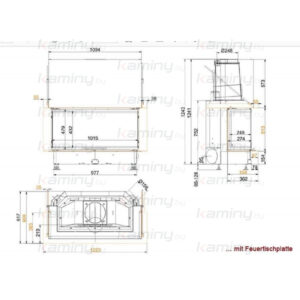 Топка Brunner Panorama-Kamin 51/25/101/25 производитель Brunner