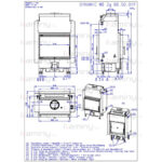Топка Romotop DYNAMIC WB 2g 66.50.01P — с теплообменником, тройное стекло, задняя загрузка