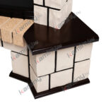 Электрокамин RealFlame Stone Coner AO c очагом 3D Firestar 25.5, очаг со звуком