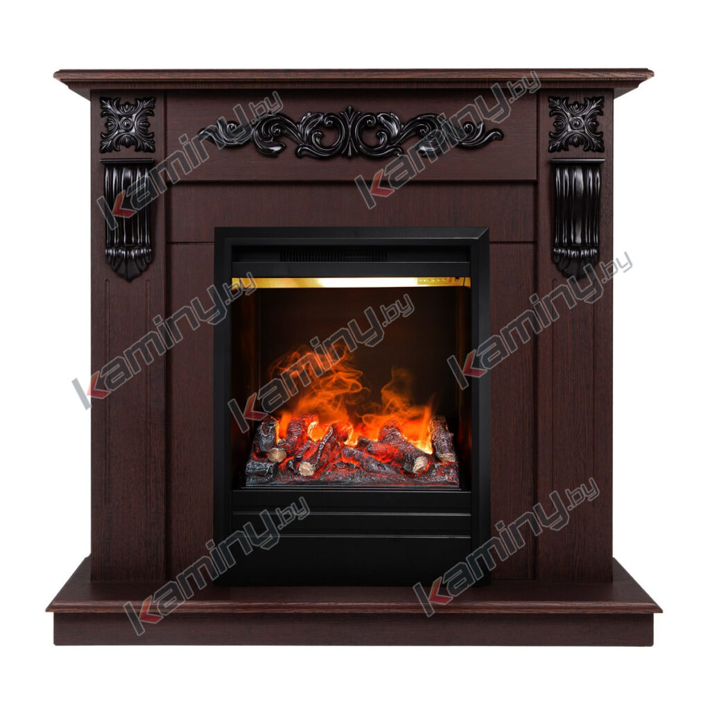 Электрокамин RealFlame Dominica DN c 3D Olympic, 3D имитация пламени