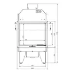 Каминная топка KFD ECO iLINE 5161