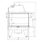 Каминная топка KFD ECO iLINE 5172 L/R