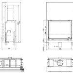 Каминная топка KFD Linea DF V 1190 4.0