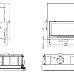 Каминная топка KFD Linea H 1570 4.0