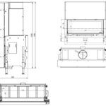 Каминная топка KFD Linea H 1320 4.0
